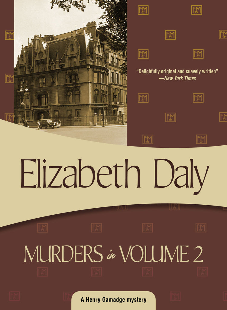 Murders in Volume 2, by Elizabeth Daly